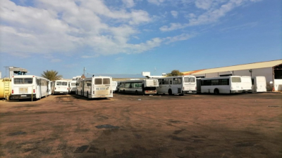 سوسة: اندلاع حريق بمستودع شركة النقل بالساحل