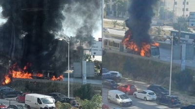 أسباب احتراق حافلة في الشرقية :غدا تقديم التقرير النهائي