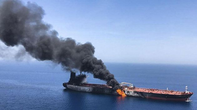 إيران تستهدف ناقلة نفط قبالة دبي