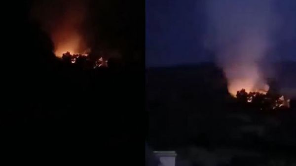 طبرقة: السيطرة على حريق غابات اندلع بسبب صاعقة رعدية