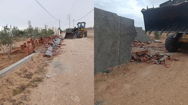 مدنين: بلدية جربة حومة السوق تنفذ 5 قرارات هدم