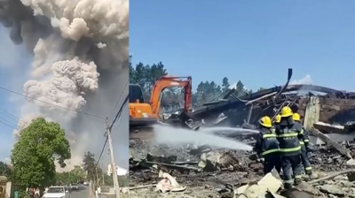 الصين: انفجار بمصنع ألعاب نارية يُودي بحياة 26 شخصاً