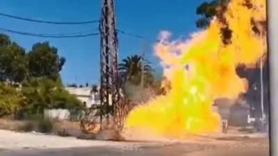 إزالة منشأة مائية برادس إثر حريق أنبوب الغاز وانطلاق أشغال التجديد ليلا