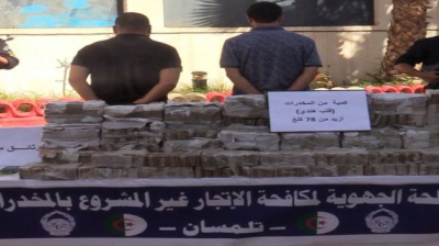 الجزائر: ضبط حوالي 94 كلغ من 'الزطلة' قادمة من المغرب
